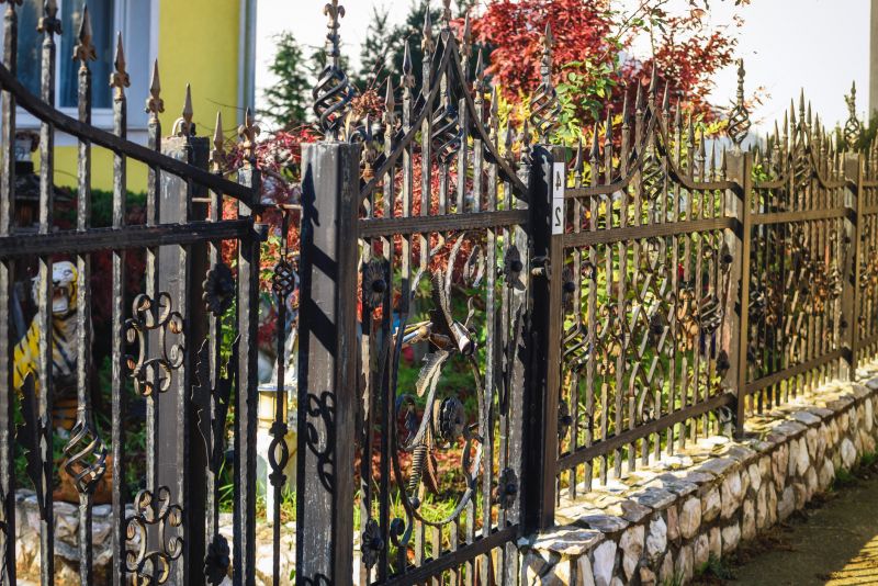 Custom Iron Fence Installation